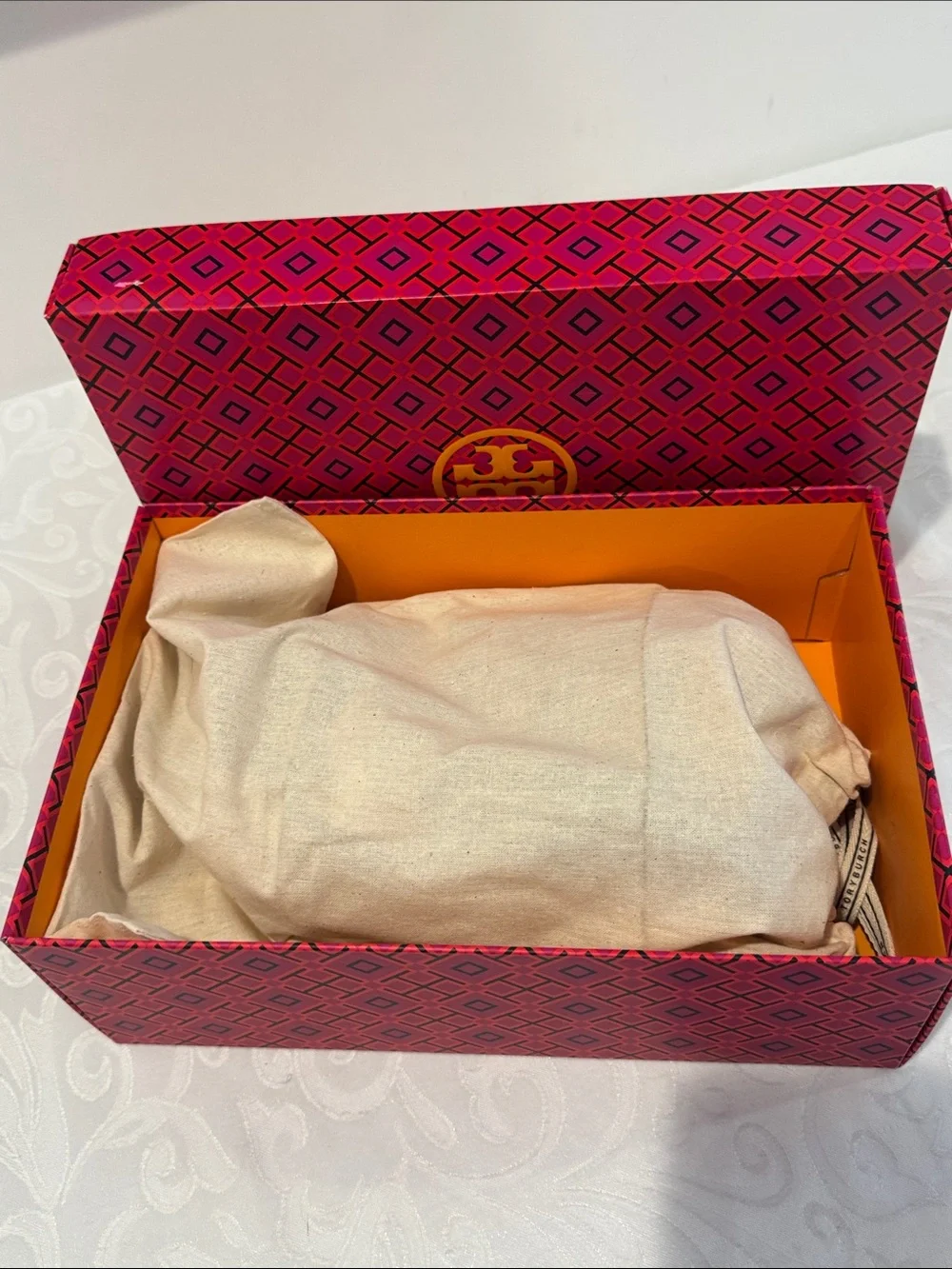 Tory Burch Perforated T Strap Sandal. Ladies 8.5
